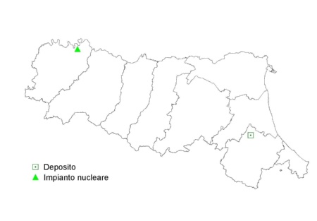 Figura 2: Siti di detenzione dei rifiuti distinti per tipologia presenti in Emilia-Romagna (2022)
