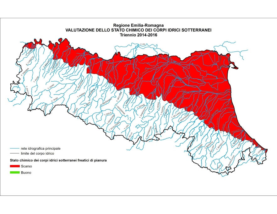 Stato chimico dei corpi idrici sotterranei freatici di pianura (2014÷2016)