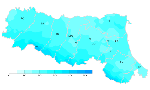 Indice di giorni piovosi (Autunno)