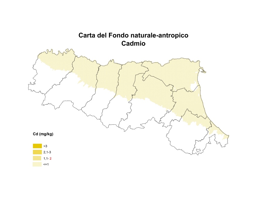 Cd - Carte del contenuto naturale-antropico della pianura emiliano-romagnola 